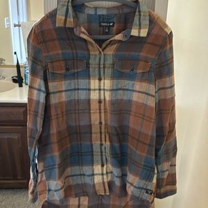 Soft feminine-cut flannel from Toad & Co size medium